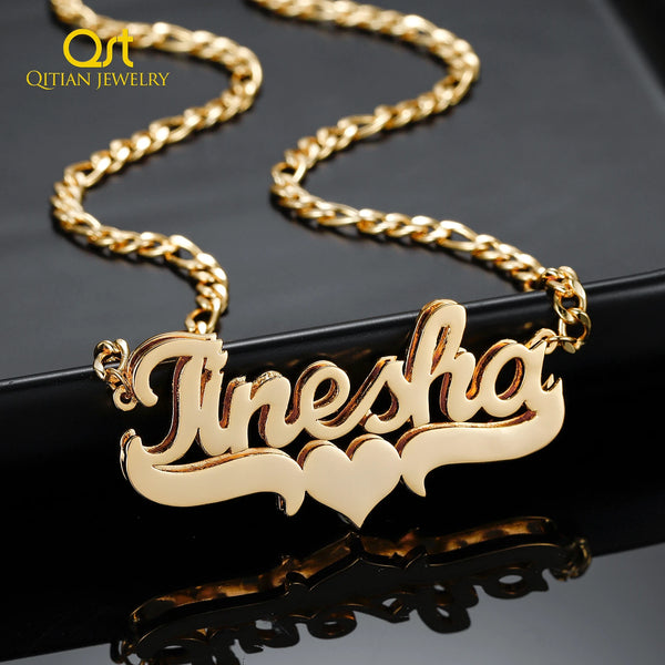 Customized Stainless Steel Names Chain