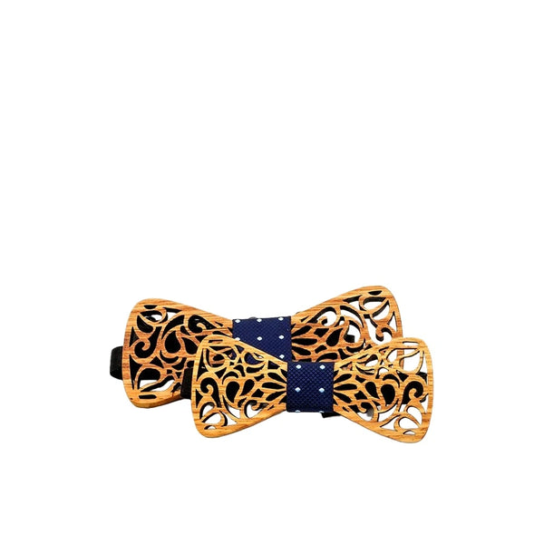 Parent-child Cute Kids Boys Wood Bow Tie