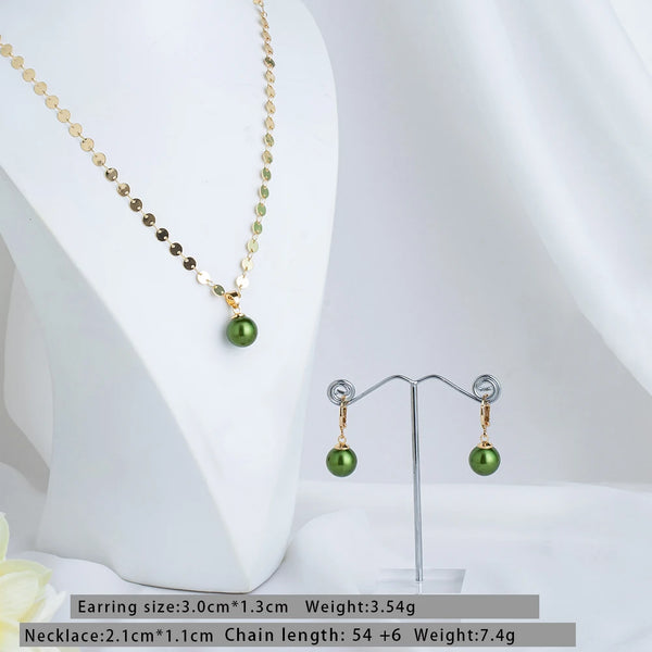 Gold Plated Pearl  Jewelry Sets