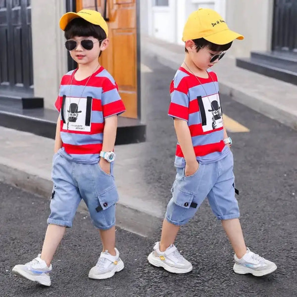 2PCS Set Kids Boys Clothing