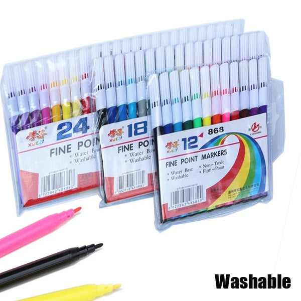 12/18/24 Colored Water Pen - Fine Point Felt Tip Marker Pens