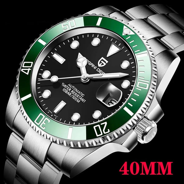 New 40mm Men Automatic Mechanical Watches Men Luxury