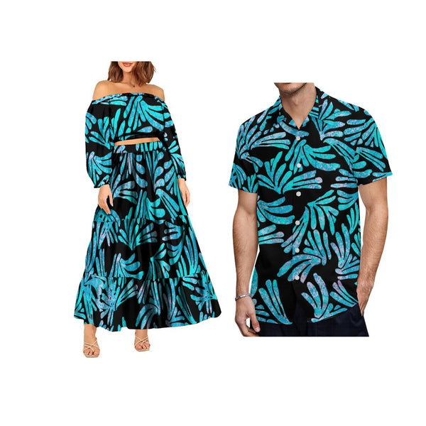 New Polynesian Design Couple Matching Style