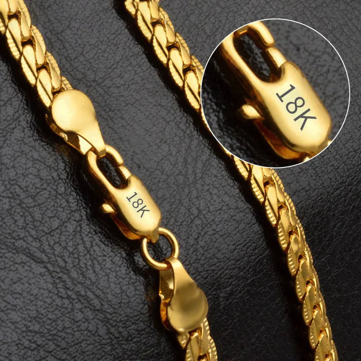 18K Gold/Silver Chain