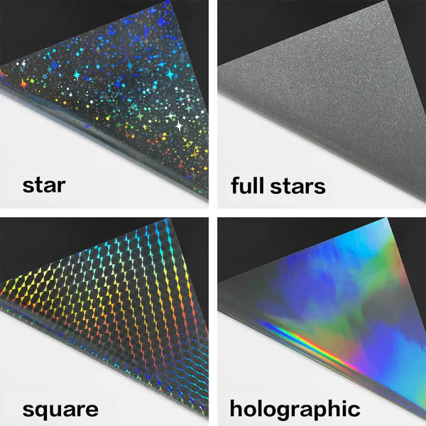 Glossy Transparent Cold Laminating Film Sheet Holographic Film Self Adhesive