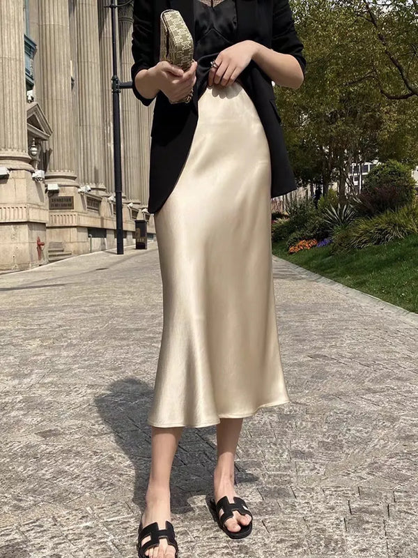 Silk Satin Skirts