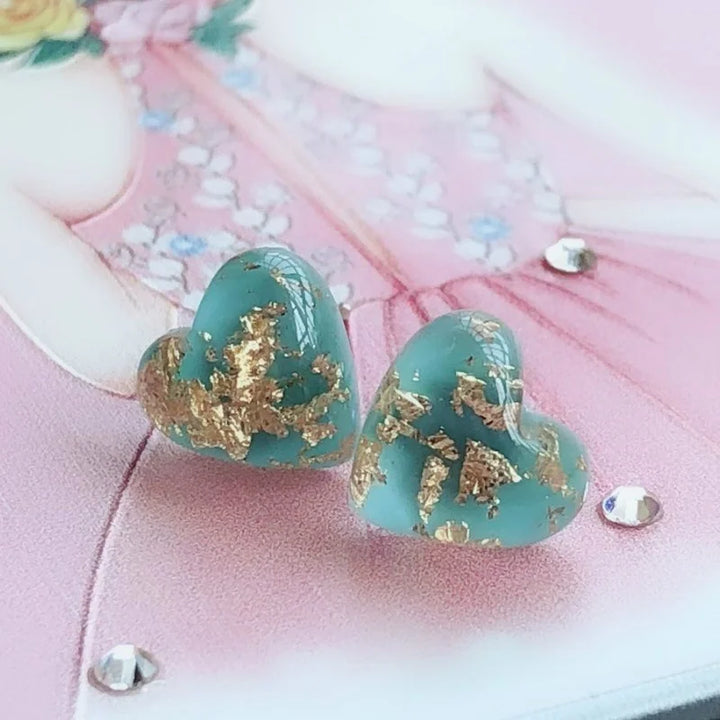  Heart Stud Earring