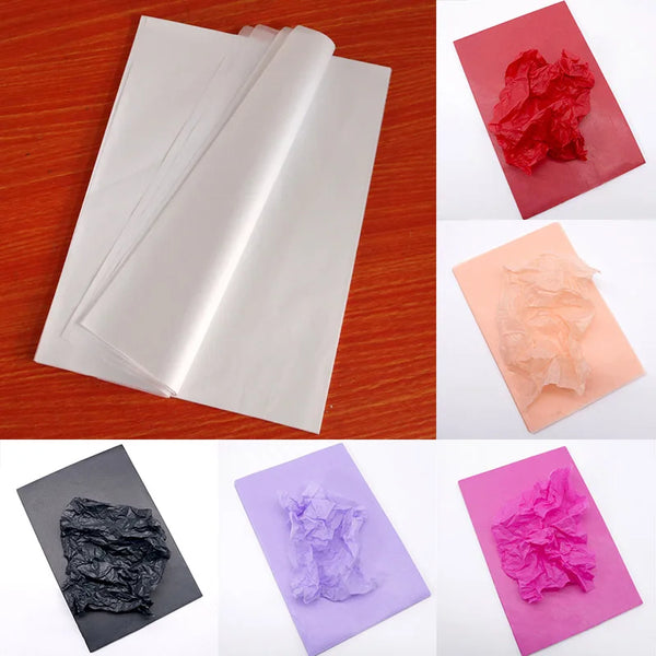 DIY Handmade Translucent Wine Wrapping Papers Gift Packaging