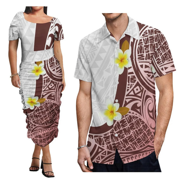 Polynesian Tribal Couple Suit