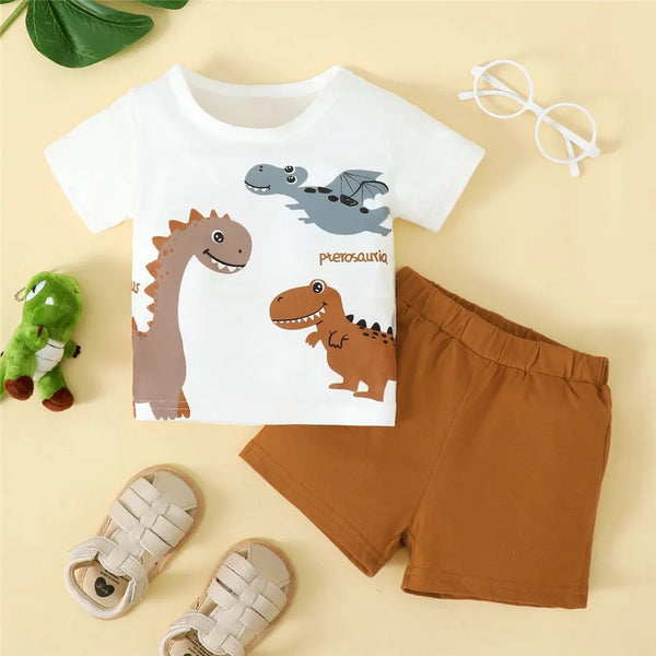 Baby 2PCS Set Cartoon Fashion Outfit