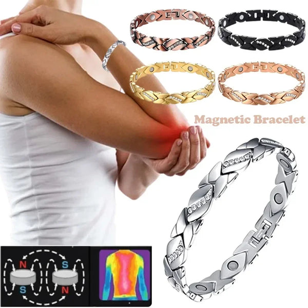 Magnetic Therapy Arthritis Pain Relief Bracelets for Women