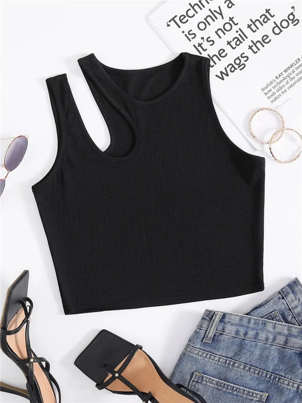 Rib-knit Tank Top