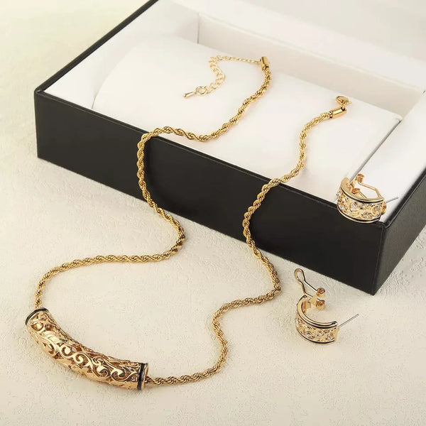 Long Barrel Jewelry Set