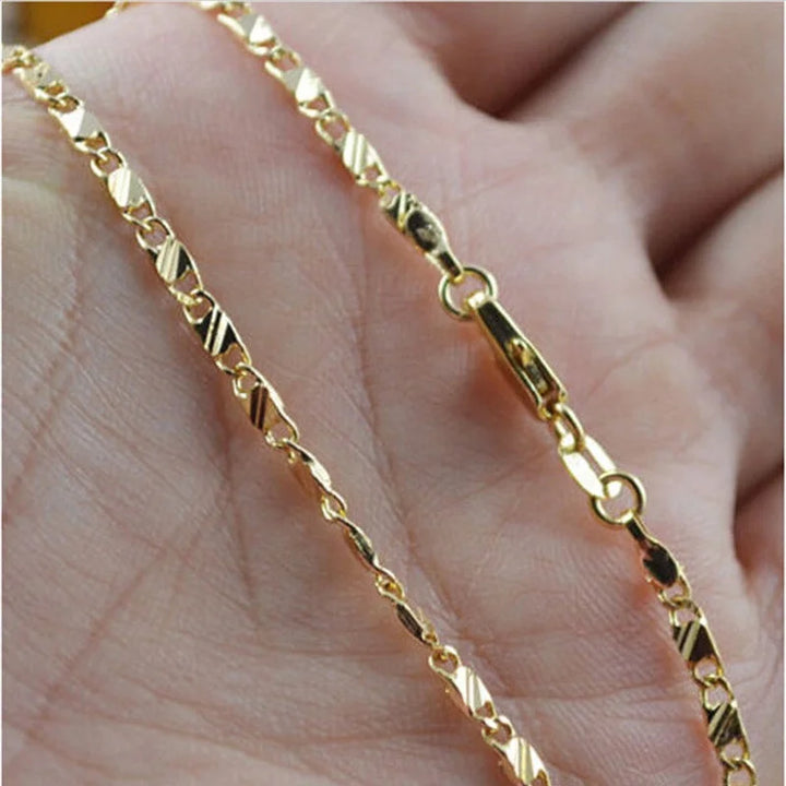 18K Gold Color Filled Necklace