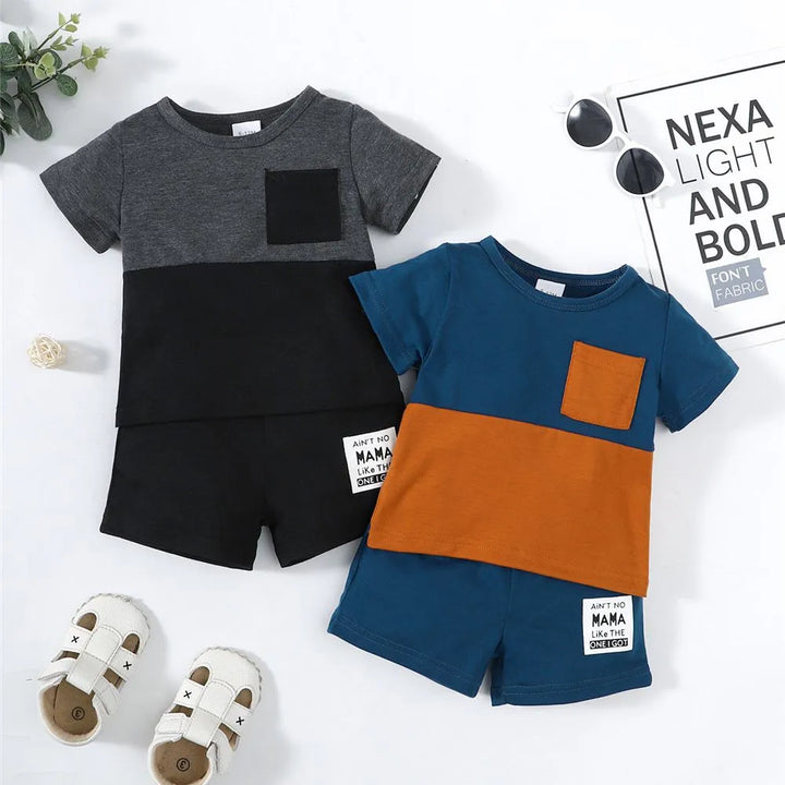 1-4 Years Toddler - Baby Boy 2PCS Summer Sport 2PCS Outfit