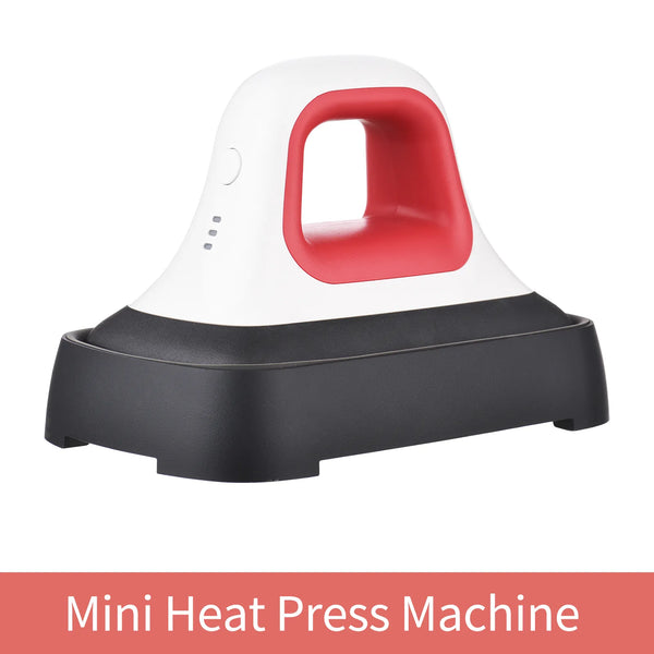 Mini Heat Press Machine T-Shirt Printing Easy Heating Transfer Press Iron Machines for Clothes Bags Hats Pads Blanket Phone Case