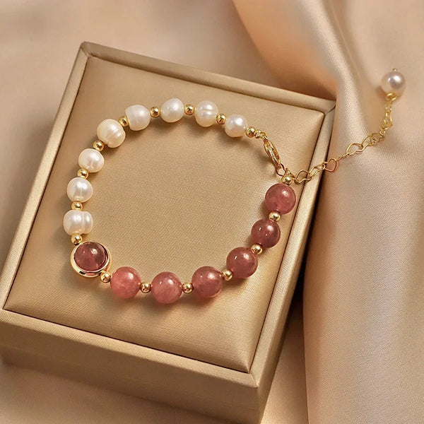 Baroque Natural Pearl String Bracelet