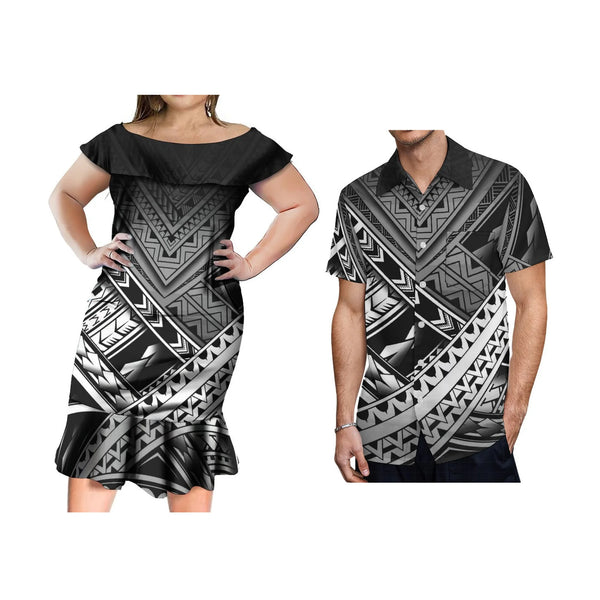 Elegant Matching Polynesia Design Outfit