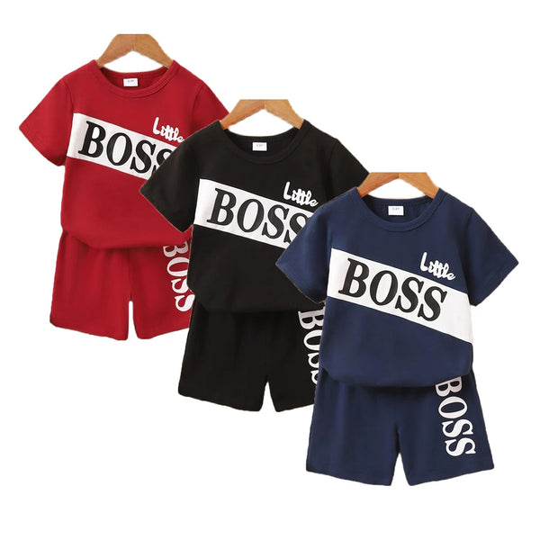 1-6 Years Boy 2PCS Set Summer Holiday Outfit