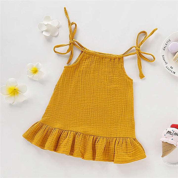 1-5 Years Old Cotton Slip Dress